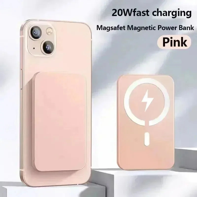 50000mAh Power Bank 20W Magnetic - Wireless Fast Charging - External Battery Pack Type-C