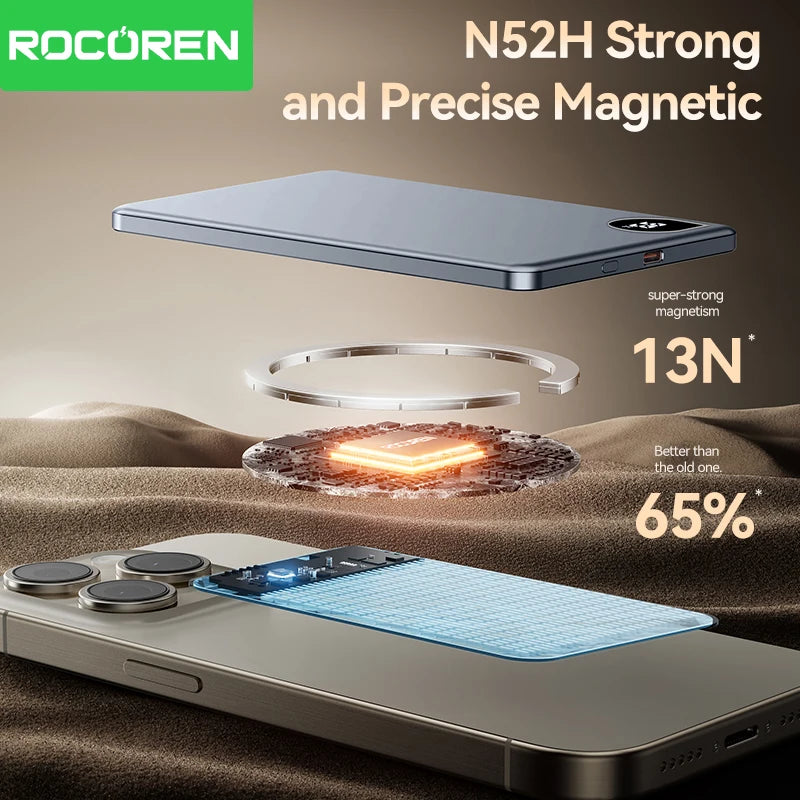 Magnetic PowerBank Fast Charging 5000mAh/10000mAh - Power Bank Portable Wireless Charger Battery For iPhone 17 16 Pro Max