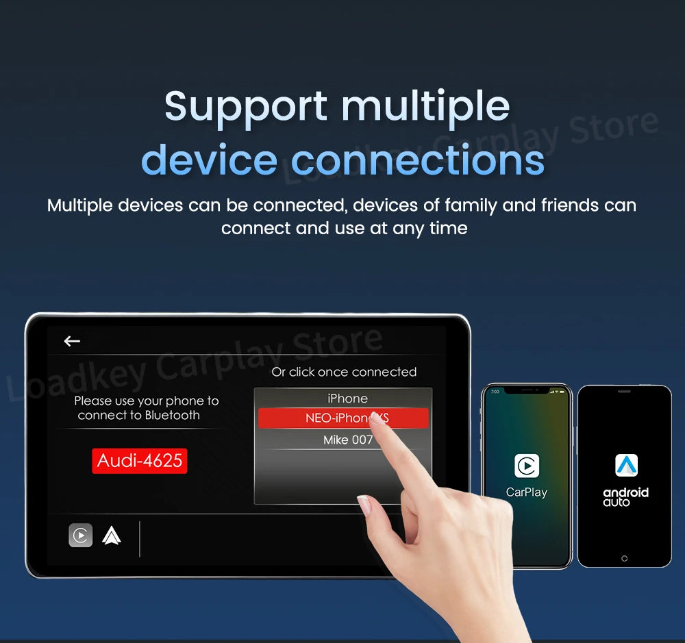 CarlinKit 5.0 2air Wireless CarPlay Adapter Android Auto Wireless Smart Box 2 in 1 For Volvo Benz Audi Kia Hyundai VW Mazda